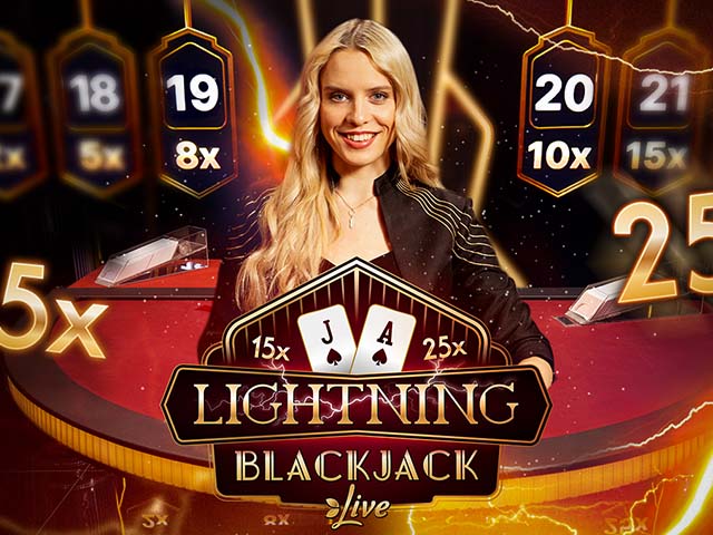 Play Lightning Blackjack