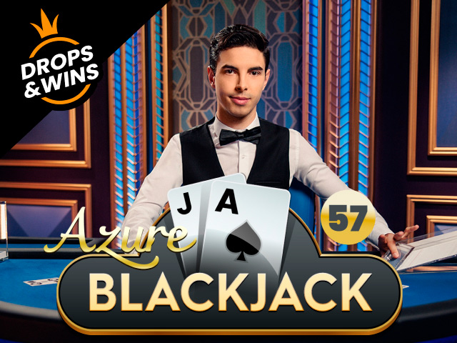 Play Blackjack 57 - Azure